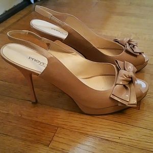 PREVIEW SZ 9 BLUSH PINK ,  Bow,  Sling back heels